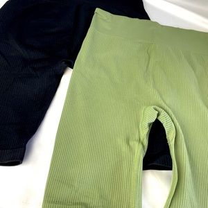 Black active sports shorts NWT by H&M